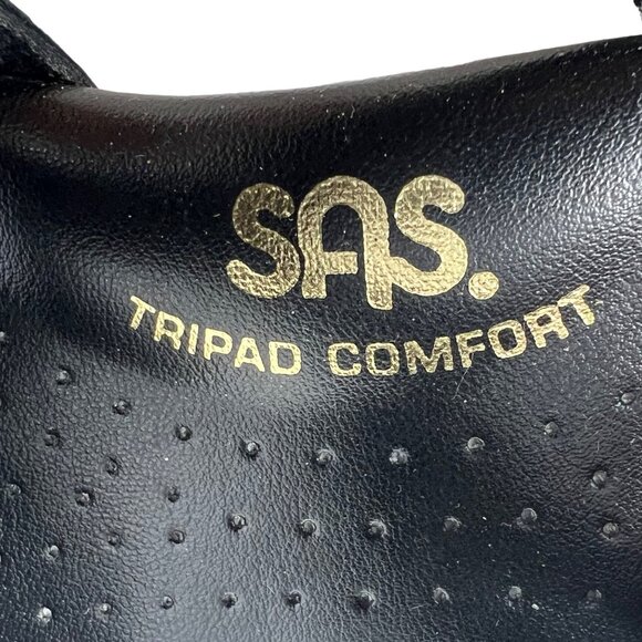SAS Tripad Comfort Suntimer‎ Black Croc Leather Open-Toe Sandals 9.5 S (AAA) - Picture 8 of 9